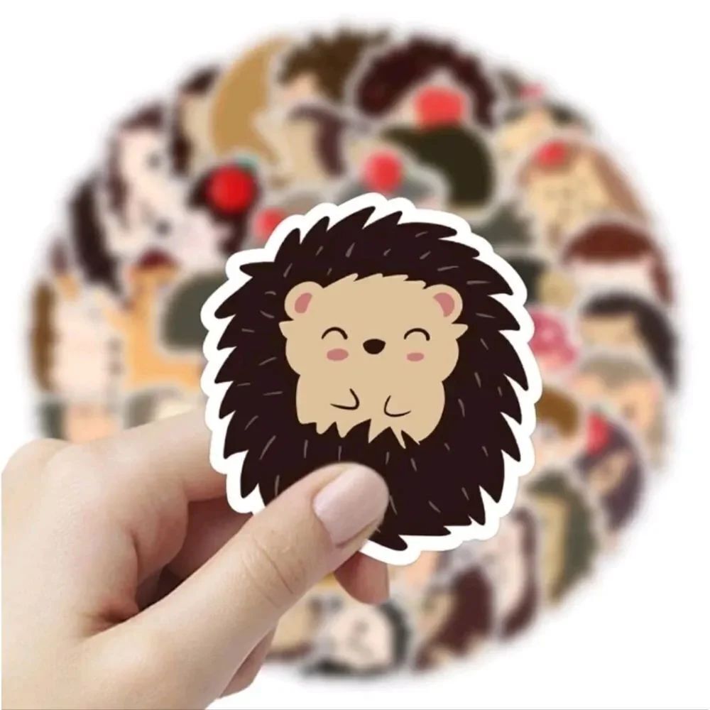 Hedgehog Cute  Stickers - Picture 2 of 6